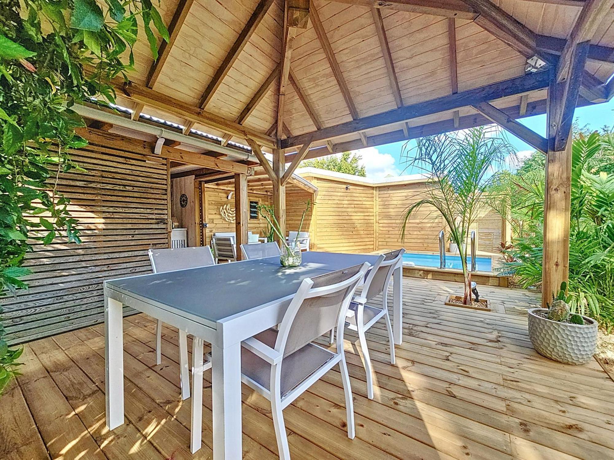Villa L'Anjou Creole A Sainte Anne En Guadeloupe Avec Piscine Privee Et 2 Chambres Pour 4 Personnes Zewnętrze zdjęcie