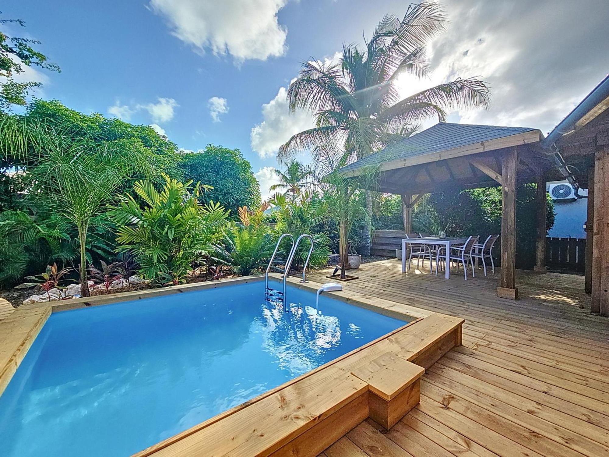Villa L'Anjou Creole A Sainte Anne En Guadeloupe Avec Piscine Privee Et 2 Chambres Pour 4 Personnes Zewnętrze zdjęcie