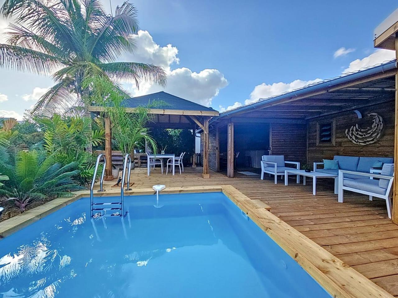 Villa L'Anjou Creole A Sainte Anne En Guadeloupe Avec Piscine Privee Et 2 Chambres Pour 4 Personnes Zewnętrze zdjęcie